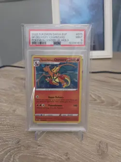 2022 POKEMON SWSH BLACK STAR PROMO #075 SPECIAL DELIVERY CHARIZARD-HOLO PSA 9 - Image 1