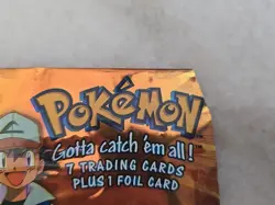 Vintage Empty Topps Pokemon Series 1 Booster Pack Wrapper No Cards - Image 3