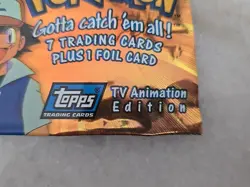 Vintage Empty Topps Pokemon Series 1 Booster Pack Wrapper No Cards - Image 4