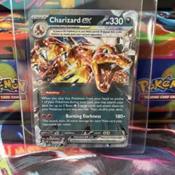 2023 Pokemon Obsidian Flames OBF EN Charizard #125/197 Double Rare Holo - Image 1