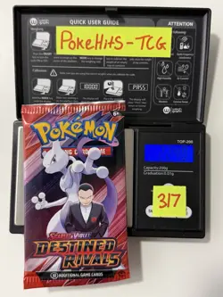 (HEAVY)🔥22.40g Pokemon TCG Destined Rivals Booster Pack Factory Sealed✅ - Image 1