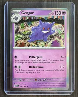 Gengar 094/165 Sv: Scarlet & Violet 151 Holo Pokemon TCG LP - Image 1