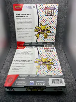 Pokemon Scarlet & Violet 151 Alakazam EX Collection Box New Factory Sealed Qty 2 - Image 2