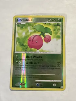 Pokemon Tcg - Cherubi 75/130 - Reverse Holo - Diamond and Pearl - Image 1