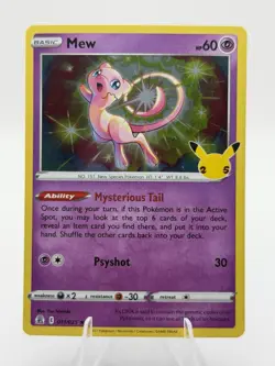 Mew - 11/25 - Celebrations Holo Rare NM Pokemon TCG - Image 1