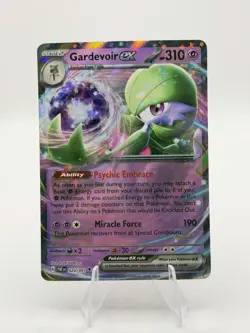 Pokemon TCG Gardevoir EX 29/91 Paldean Fates Double Rare Holo NM - Image 1