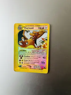 Charizard 146/144 Reverse Holo Skyridge Crystal Pokemon - Image 1