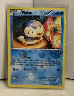 Pokemon Piplup RC6/RC25 Radiant Collection Holo Lightly Played LP - Image 1