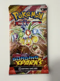 (HEAVY)🔥 22.55g Pokemon TCG Surging Sparks Booster Pack Factory Sealed✅ - Image 2