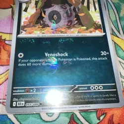 Pokemon TCG SV: Black Bolt Whirlipede 055/086 Master Ball Reverse Holo NM - Image 4