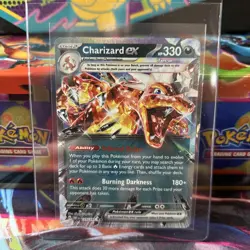2023 Pokemon Obsidian Flames OBF EN Charizard #125/197 Double Rare Holo - Image 1