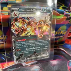 2023 Pokemon Obsidian Flames OBF EN Charizard #125/197 Double Rare Holo - Image 3