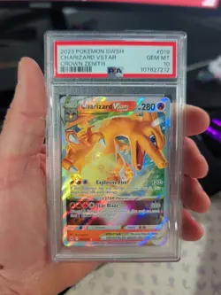 Pokemon Charizard VSTAR 019/159 Crown Zenith PSA 10 Gem Mint - Image 1