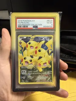 Pokemon 2016 XY Generations Pikachu FA Radiant Collection RC29 PSA 9 MINT - Image 1