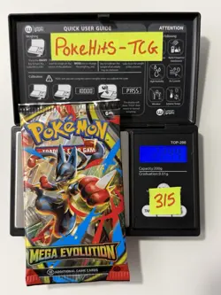 (NEW)🔥 22.44g Pokemon TCG Mega Evolution Booster Pack Factory Sealed✅ - Image 1