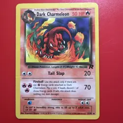 Pokemon TCG: Team Rocket Dark Charmeleon 32/38 LP/NM circa 2000- Unlimited - Image 1