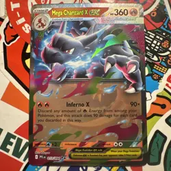 Mega Charizard x EX 013/094 Holo Me02: Phantasmal Flames Pokemon TCG M/NM🔥 - Image 2