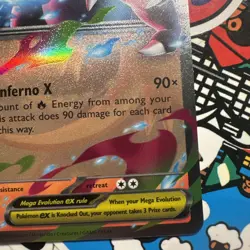 Mega Charizard x EX 013/094 Holo Me02: Phantasmal Flames Pokemon TCG M/NM🔥 - Image 5