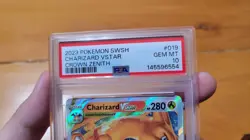 Charizard Vstar 019/159 Sword Shield Crown Zenith Pokemon PSA 10 Free Shipping - Image 5
