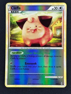 Cleffa 24/95 Rare Call of Legends Pokemon Reverse Holo Lightly Played - Image 1