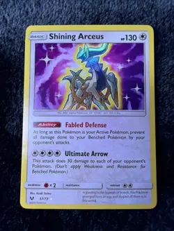 Pokemon TCG Shining Arceus Shining Legends Holo Rare - Image 1