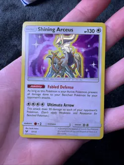 Pokemon TCG Shining Arceus Shining Legends Holo Rare - Image 3