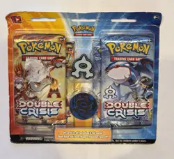 Pokemon TCG Sealed Double Crisis Booster Pack Set 4 Packs Exclusive - Image 1