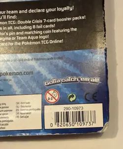 Pokemon TCG Sealed Double Crisis Booster Pack Set 4 Packs Exclusive - Image 3