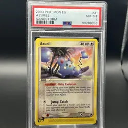 Azurill 31/100 Sandstorm Pokemon TCG Vintage - Image 1