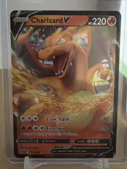 Pokemon TCG Charizard v Holo Ultra Rare Darkness Ablaze 019/189 - Image 1