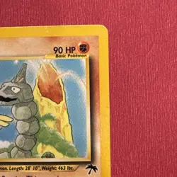 Onix Pokemon TCG Southern Islands 3/18 HP Creases Raw Ungraded - Image 3