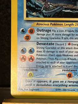 Pokemon - Shining Gyarados - 65/64 - Neo Revelation - Unlimited Holo Rare MP/HP - Image 4