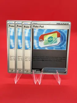 4x Poke Pad 081/088 - NM Perfect Order Pokemon Playset ME03 Non Holo - Image 1