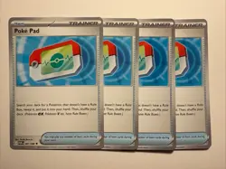 4x Pokemon TCG Poke Pad Perfect Order POR 081/088 NM Set Of 4 - Image 2
