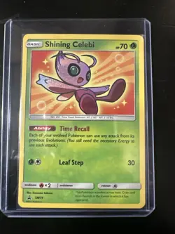 Pokemon TCG Shining Celebi SM79 SM Black Star Promo- NM-MINT - Image 1