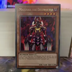 UNLIMITED MAKYURA THE DESTRUCTOR 2020 LED7-EN008 YUGIOH CARD (LP/MP) - Image 1