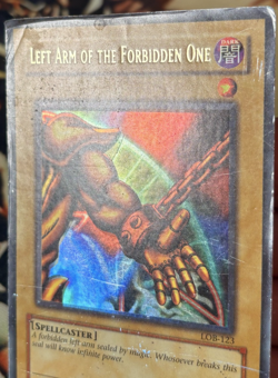 Yugioh: Left Arm Of The Forbidden One - LOB-123 Ultra Rare Unlimited Damaged - Image 3