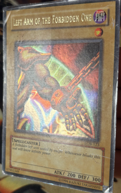 Yugioh: Left Arm Of The Forbidden One - LOB-123 Ultra Rare Unlimited Damaged - Image 4