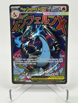 2025 Pokemon Mega Evolution Black Star Promos Mega Charizard X ex #023 - Image 1