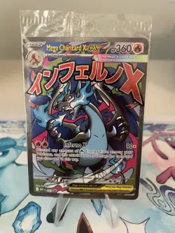 Pokemon Mega Charizard X ex 023 Me: Mega Evolution Promos SEALED 🔥 - Image 1