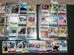 Huge One Piece Card Game Collection Binder Lot Shiny Cards Tcg SR SEC etc - Image 3