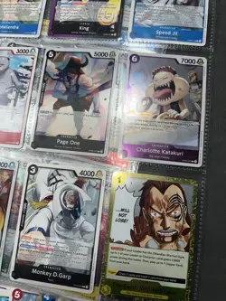 Huge One Piece Card Game Collection Binder Lot Shiny Cards Tcg SR SEC etc - Image 5