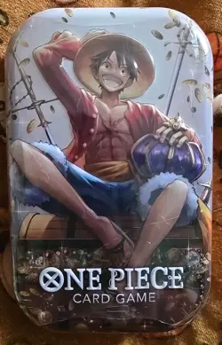One Piece Tin Pack Set Vol. 2 Factory Sealed - Monkey D. Luffy Tin - OP-13 - Image 1