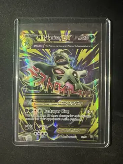Pokemon Ancient Origins Mega Tyranitar EX Full Art 92/98 - Image 1