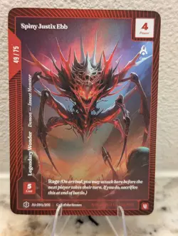 Wonders Of The First - Spiny Justix Ebb 🔥 ALT-ART 🔥 OCM 49/75 - Image 1