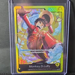 Bandai One Piece Card Game Monkey.D.Luffy Leader Foil 3rd Anniversary Card Lot - Image 3