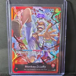 Bandai One Piece Card Game Monkey.D.Luffy Leader Foil 3rd Anniversary Card Lot - Image 5