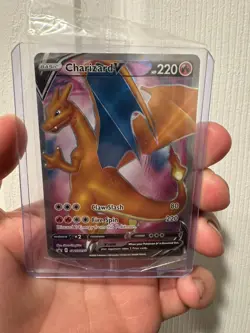 Charizard V SWSH050 SWSH: Sword & Shield SEALED PROMO Full Art Pokemon Card NM - Image 1