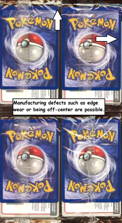 4x SEALED Black Star Promo WB Movie Pokemon Cards #2-5 PIKACHU, DRAGONITE MEWTWO - Image 3