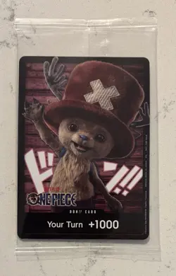 Tony Tony Chopper Don!! Netflix Live Action One Piece Promo Card Sealed English - Image 1